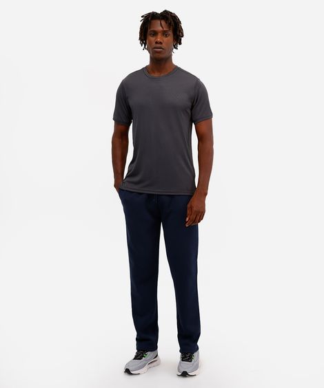 calça masculina esportiva de moletom azul