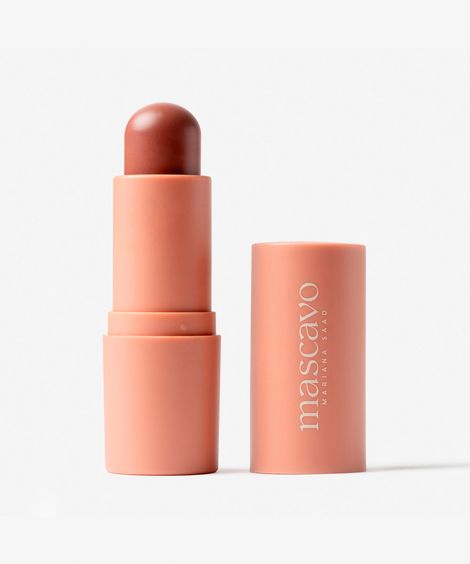 blush em bastão mascavo by mariana saad flush stick oak 6g rosa