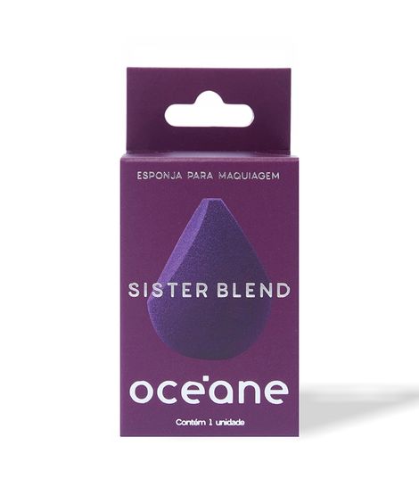 esponja de maquiagem océane sister blend roxa