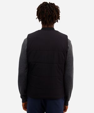colete puffer - preto
