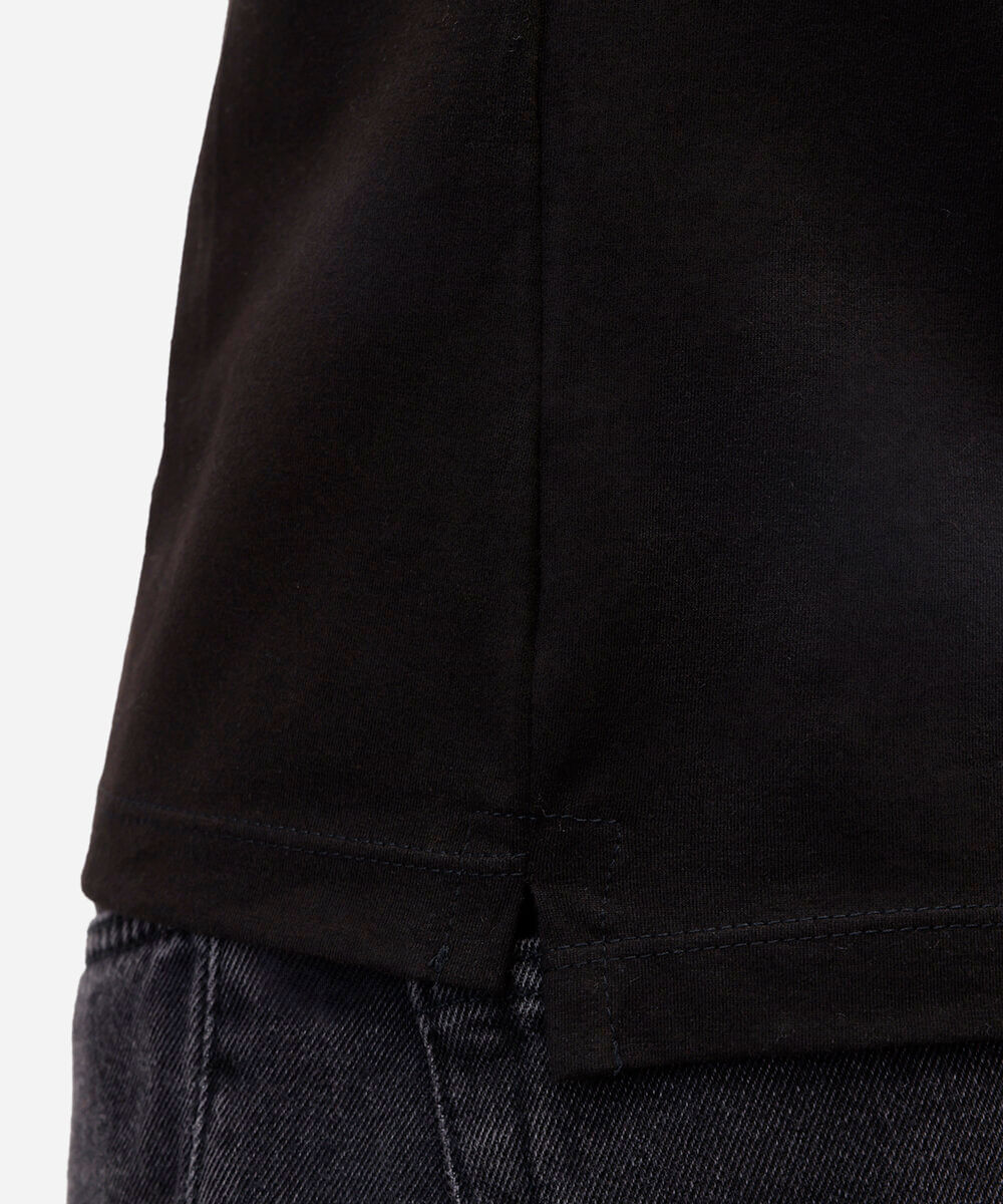 regata machão básica comfort de algodão preta