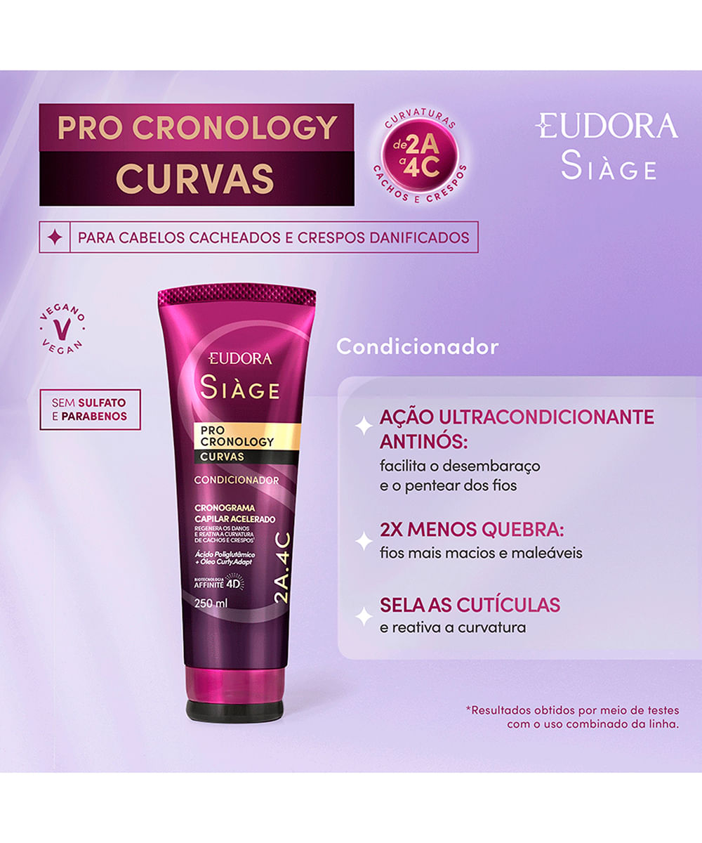 condicionador siàge definição pro cronology curvas