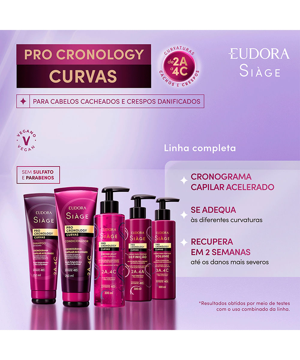 creme de pentear siàge volume pro cronology curvas