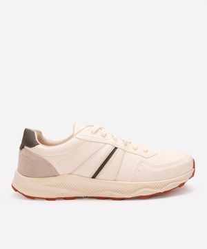 sapatênis masculino com recortes oneself off white