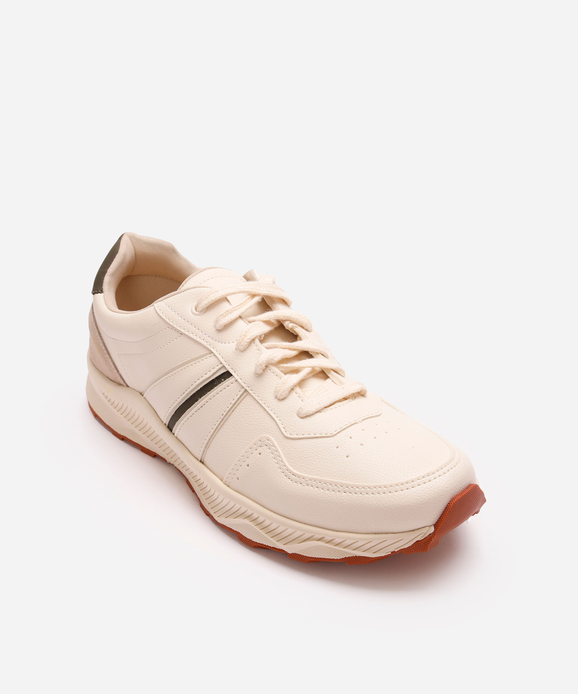 sapatênis masculino com recortes oneself off white