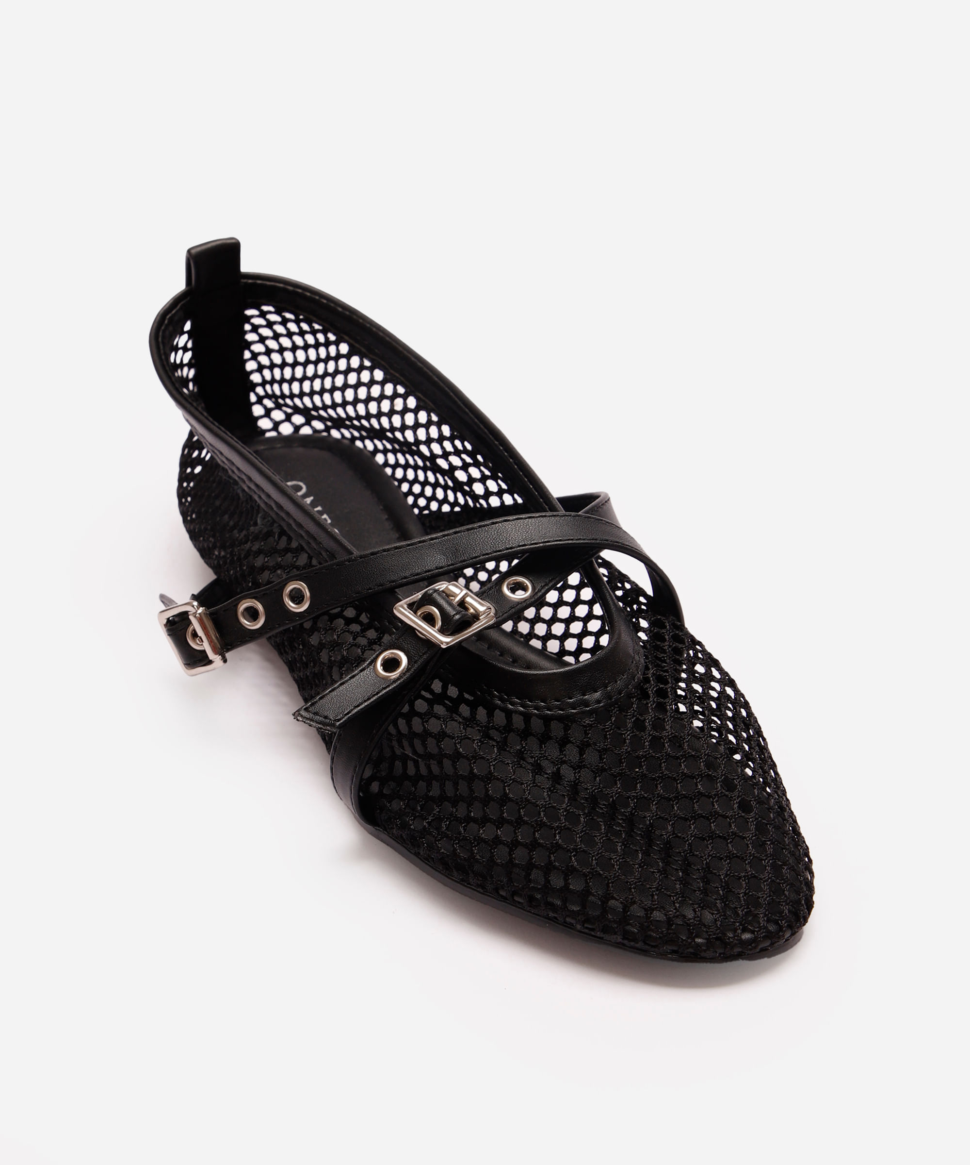 sapatilha de telinha com fivela oneself preta