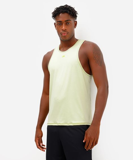 regata esportiva masculina texturizada verde
