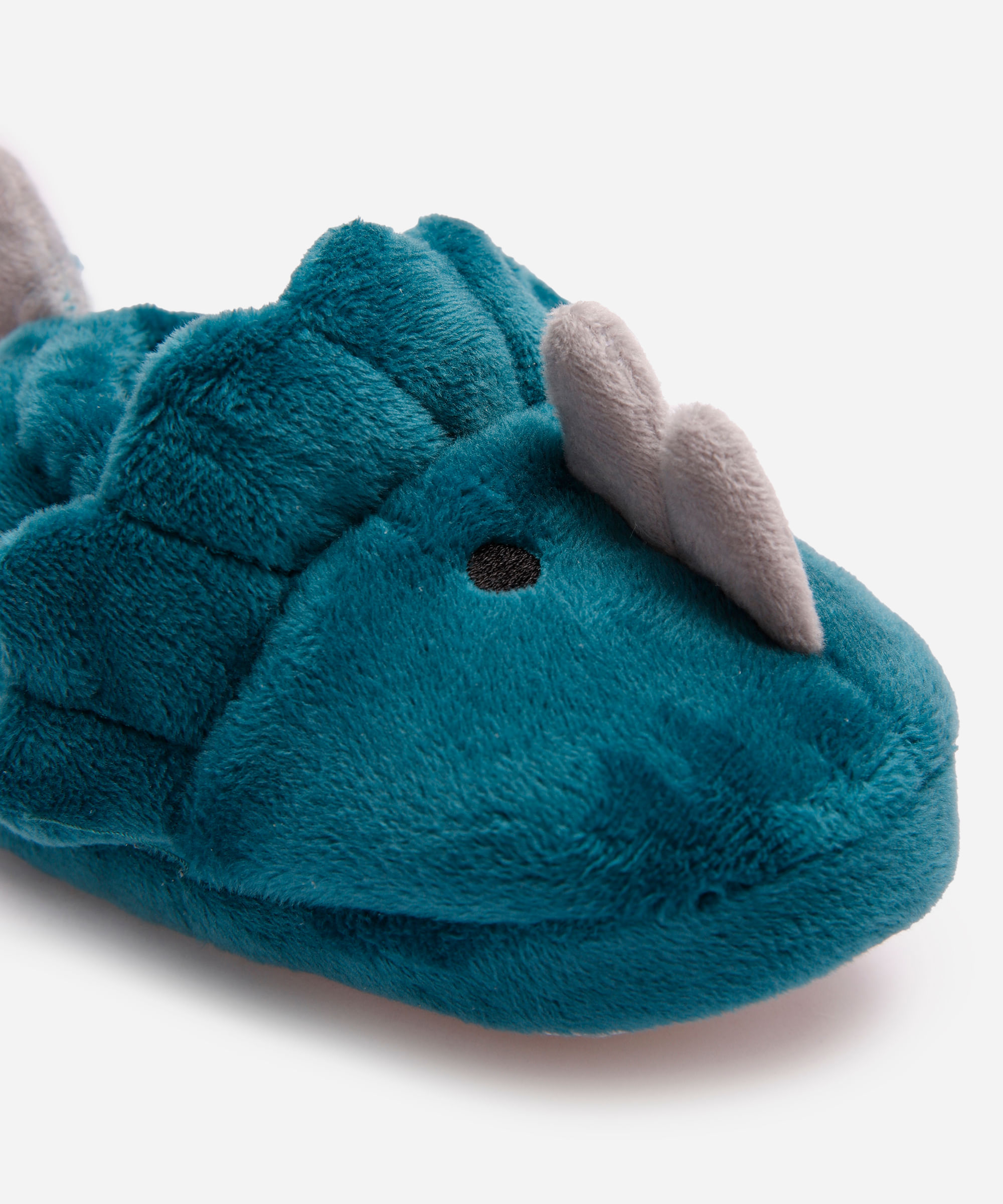 pantufa infantil dinossauro com antiderrapante verde