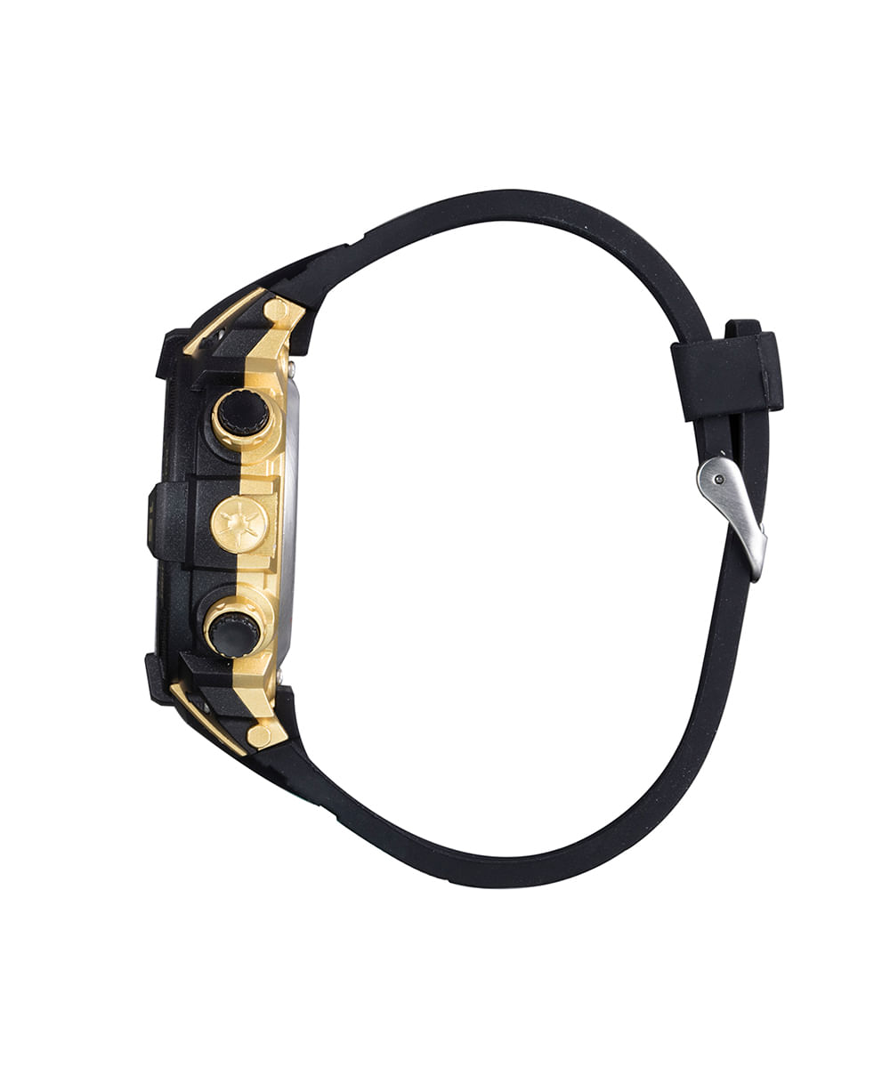kit relógio masculino x watch xmppd796k0bmpxpx digital preto