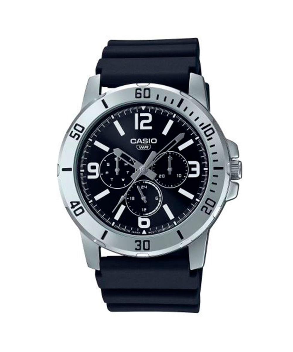 relógio masculino casio mtp vd300 1budf analógico prateado
