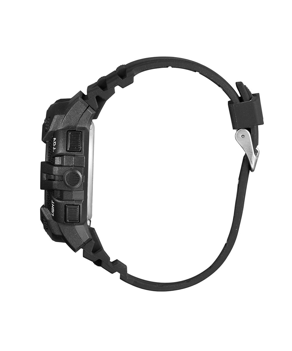 kit relógio masculino x watch xmppd794k0bjpxpx digital preto