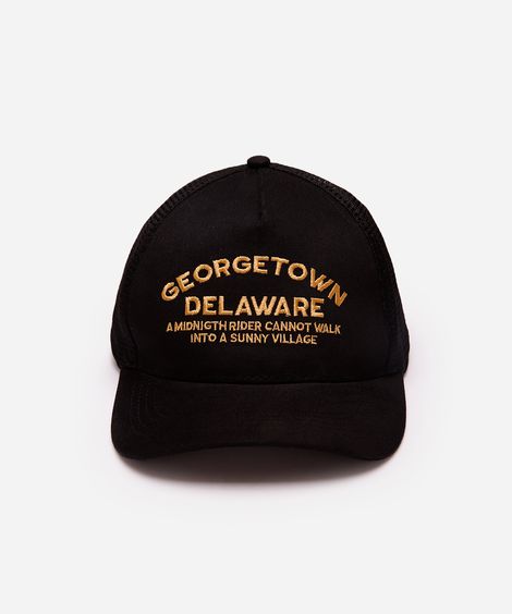 boné de sarja aba curva georgetown preto