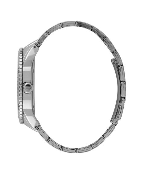 relógio masculino orient mbss1474p2sx analógico-calendário prateado