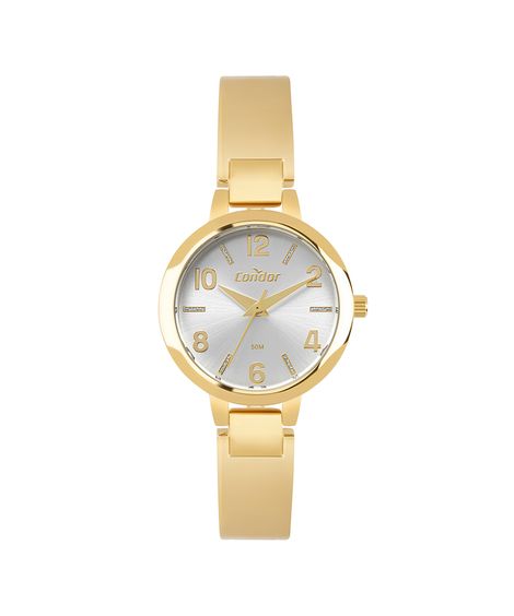 relógio feminino condor co2035nkf5k analógico dourado