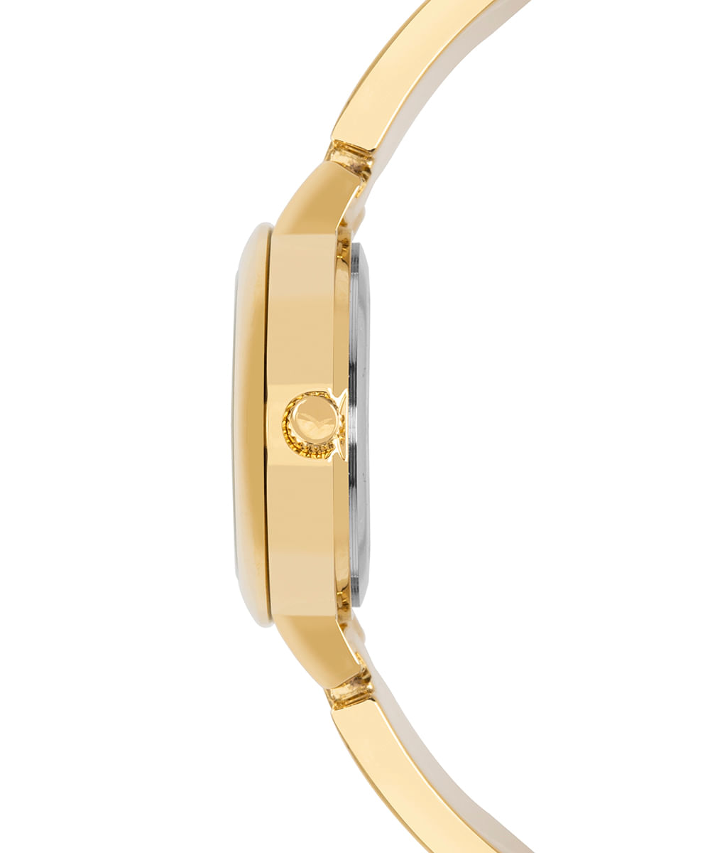 relógio feminino condor co2035nkf5k analógico dourado