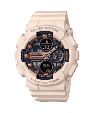 relógio feminino casio gma-s140m-4adr ana-dig rosê