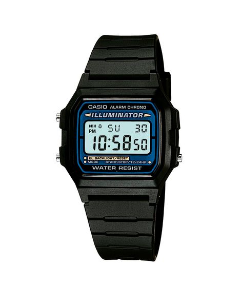 relógio masculino casio f-105w-1adf digital preto