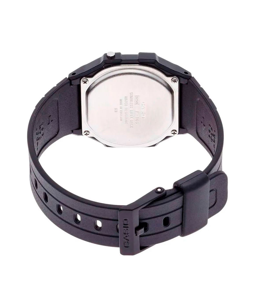 relógio masculino casio f-105w-1adf digital preto
