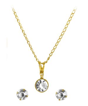 kit relógio feminino lince lrg4679lkz80b2kx analógico dourado
