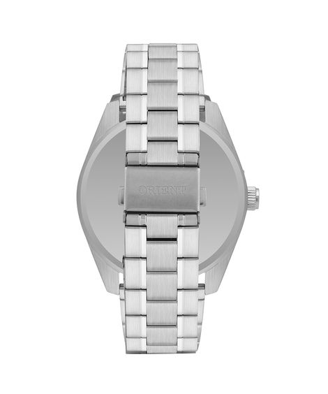 relógio masculino orient mbss1496g2sx analógico calendário prateado