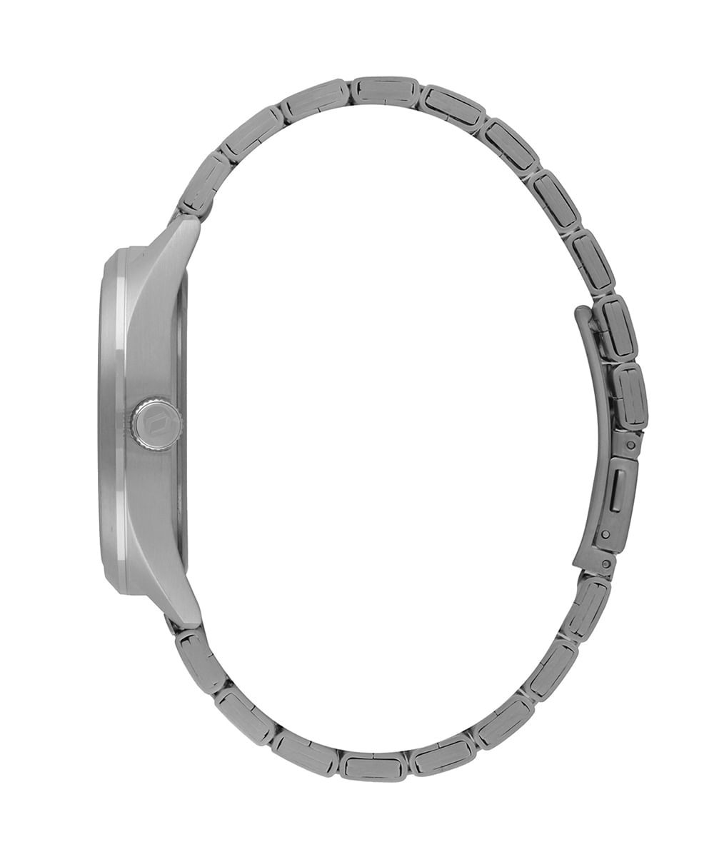 relógio masculino orient mbss1496g2sx analógico calendário prateado