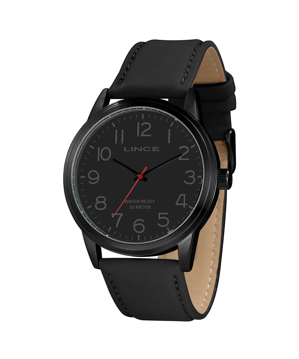 relógio masculino lince mrch189l46p2px analógico preto