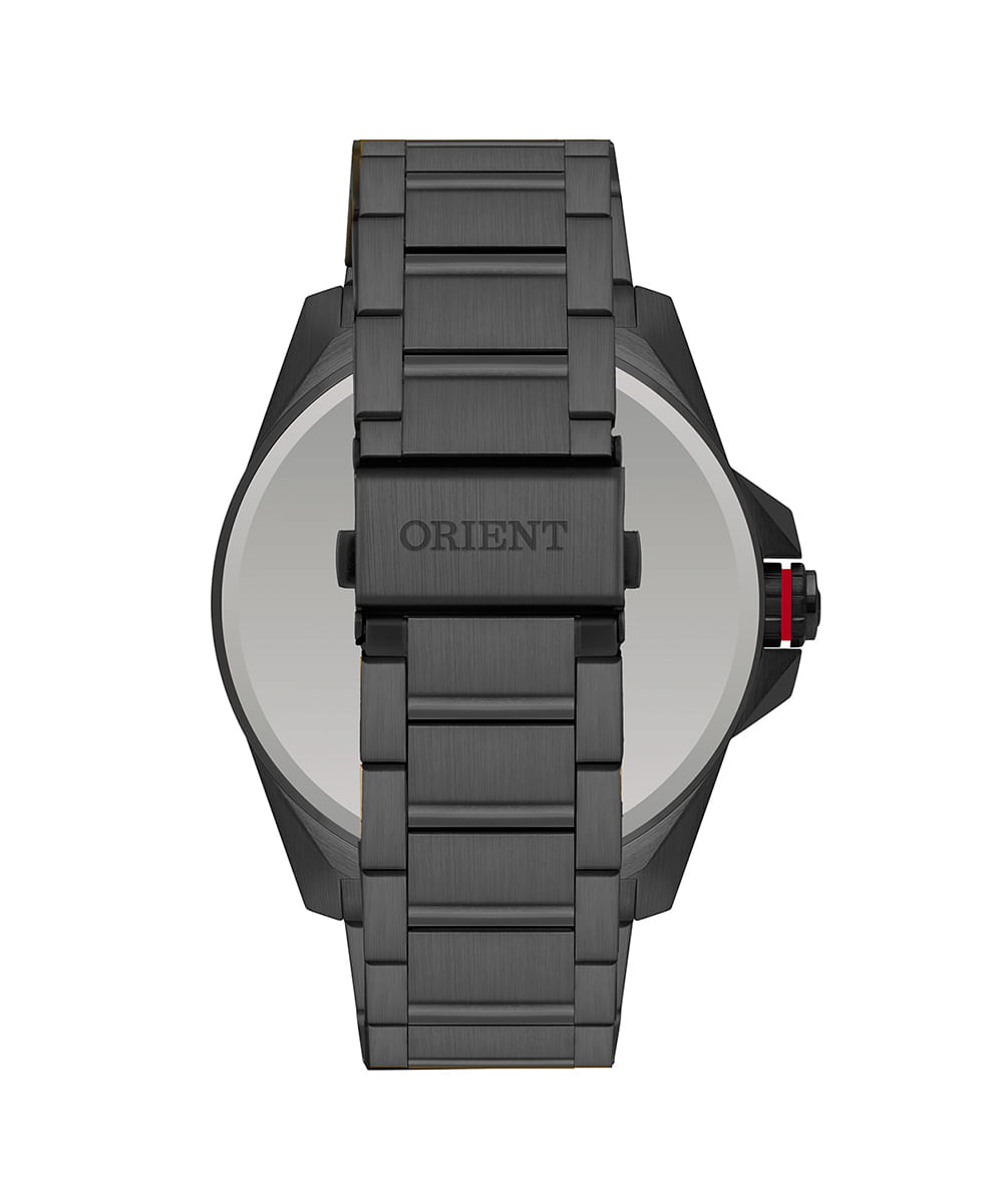 relógio masculino orient mpss1051g2px analógico calendário preto