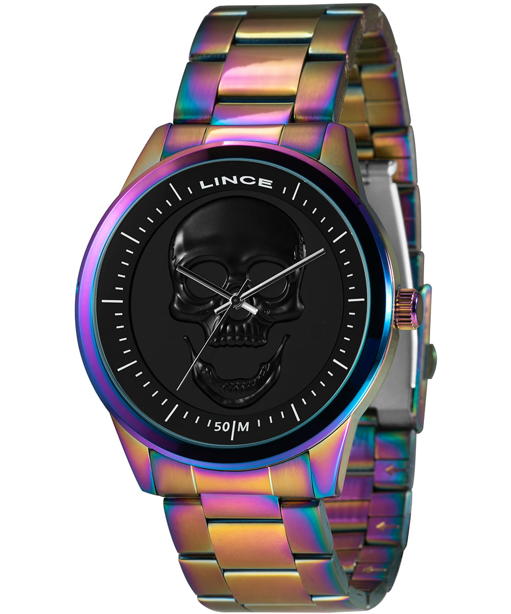 relógio masculino lince mrt4765l48p1qx analógico colorido