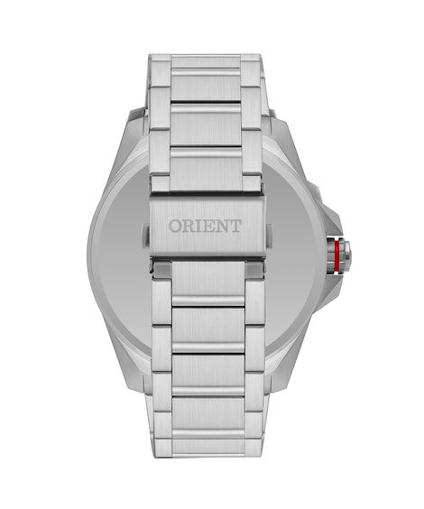 relógio masculino orient mbss1500d2sx analógico calendário prateado