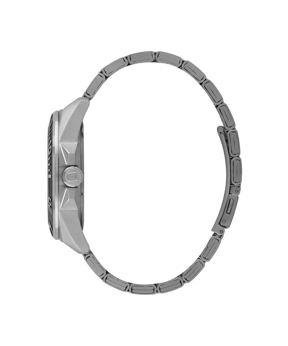 relógio masculino orient mbss1500d2sx analógico calendário prateado