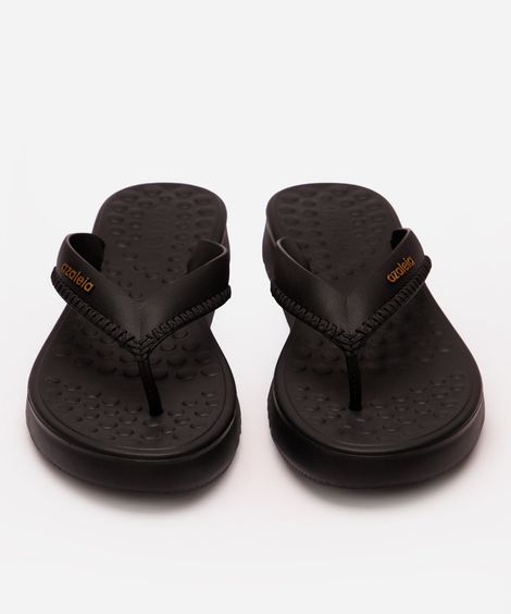 rasteirinha flatform azaleia nanda preta