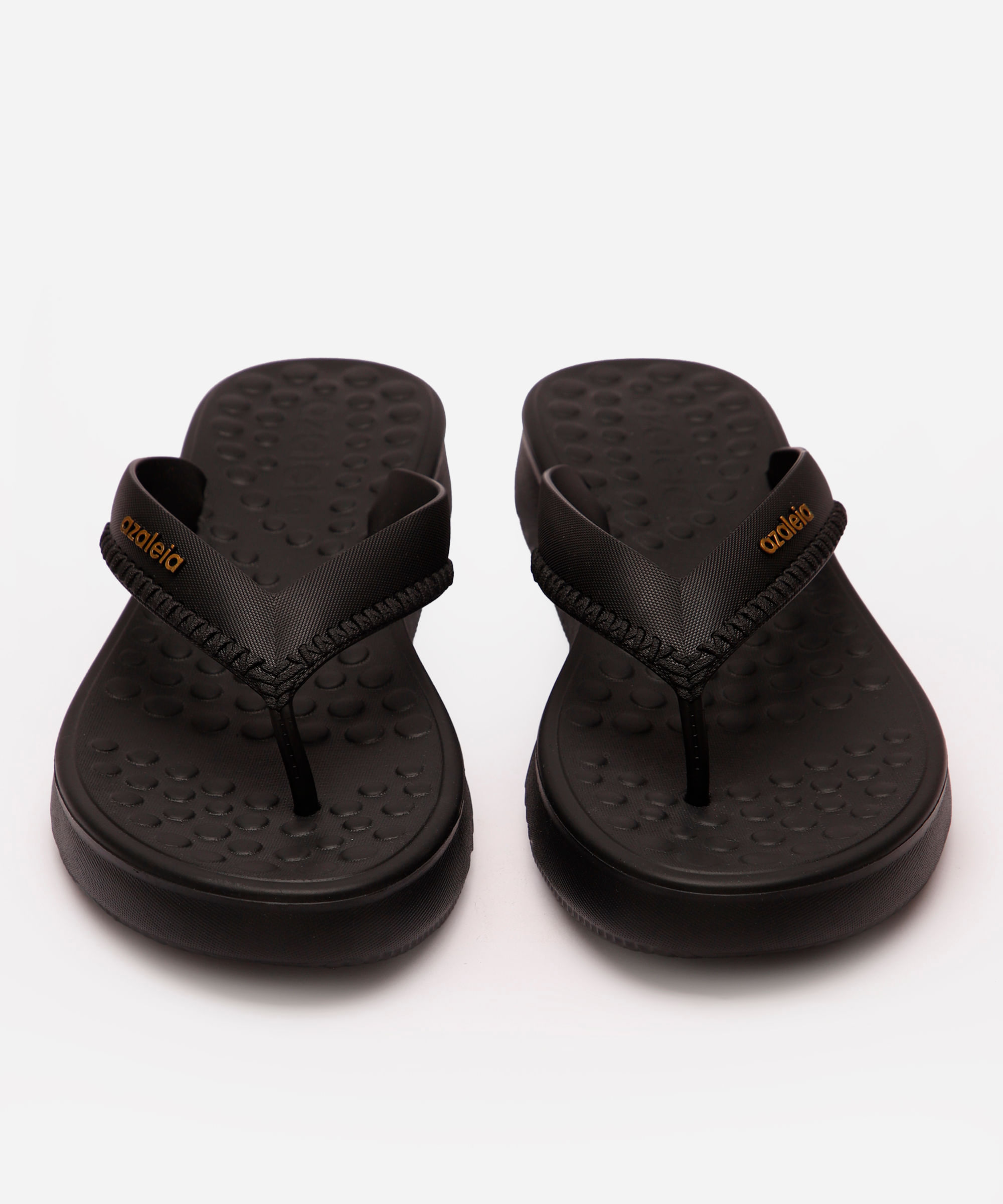rasteirinha flatform azaleia nanda preta