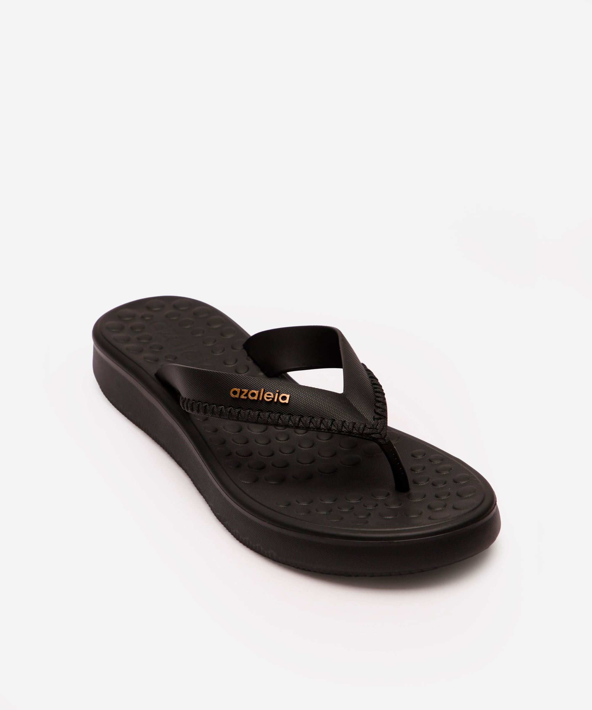 rasteirinha flatform azaleia nanda preta