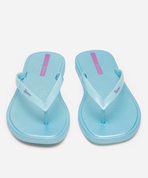chinelo ipanema slim cintilante azul
