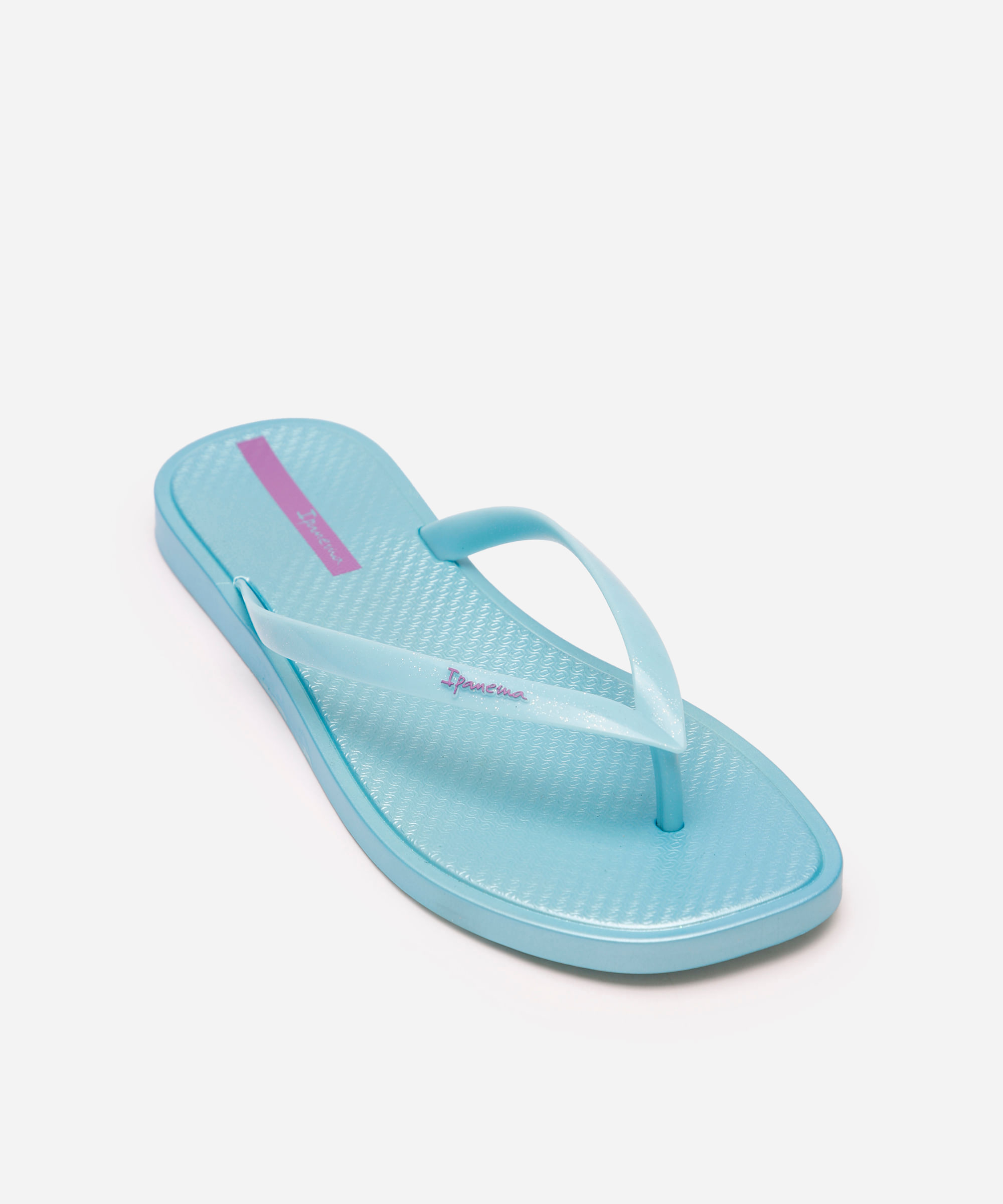 chinelo ipanema slim cintilante azul