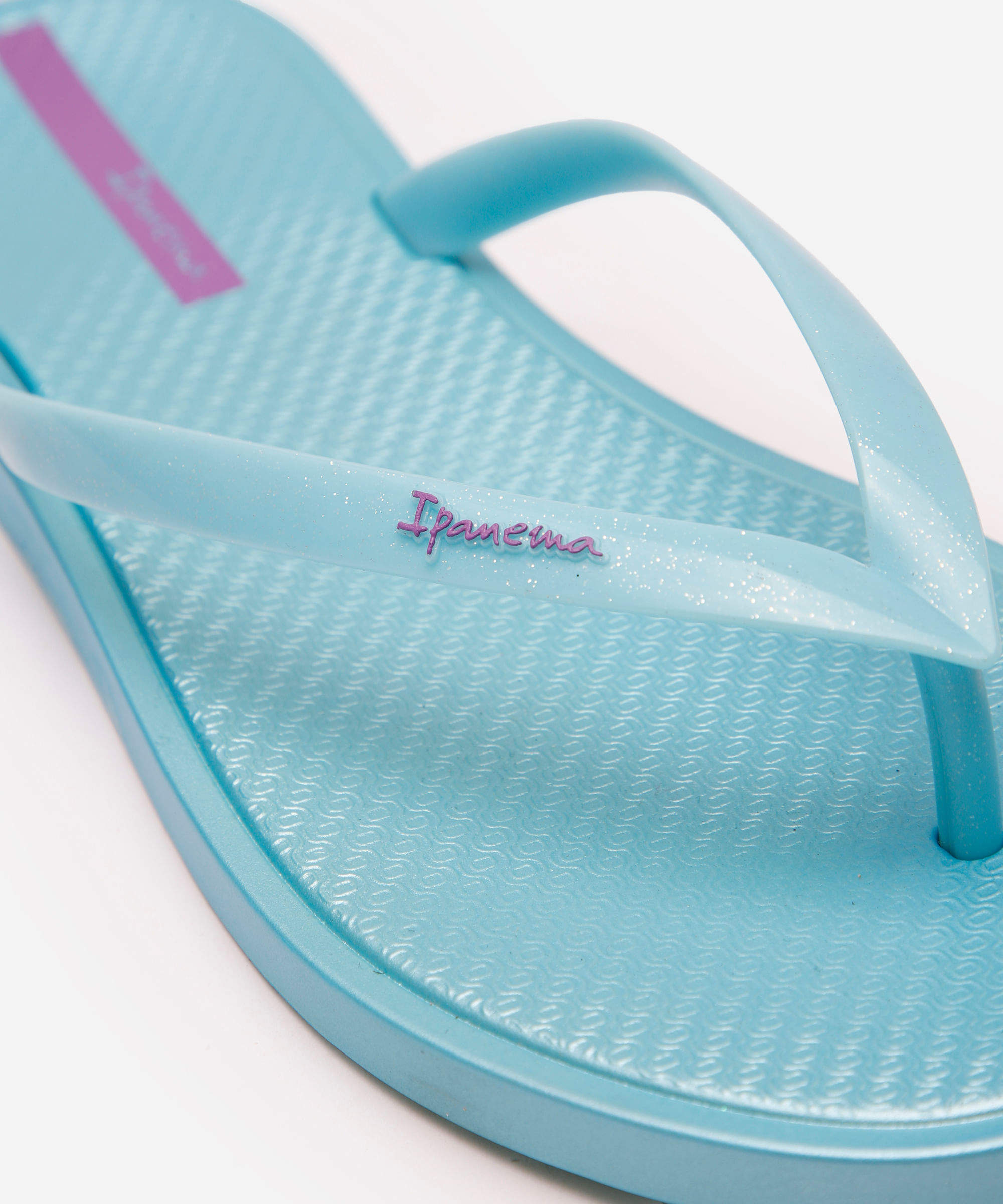 chinelo ipanema slim cintilante azul