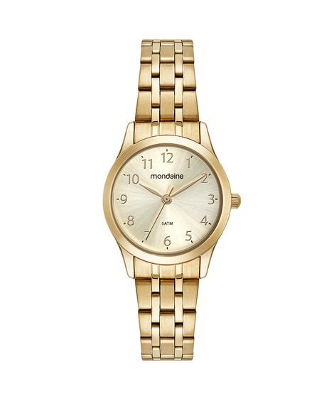 kit relógio mondaine analógico 32608lpmkde1k1 dourado