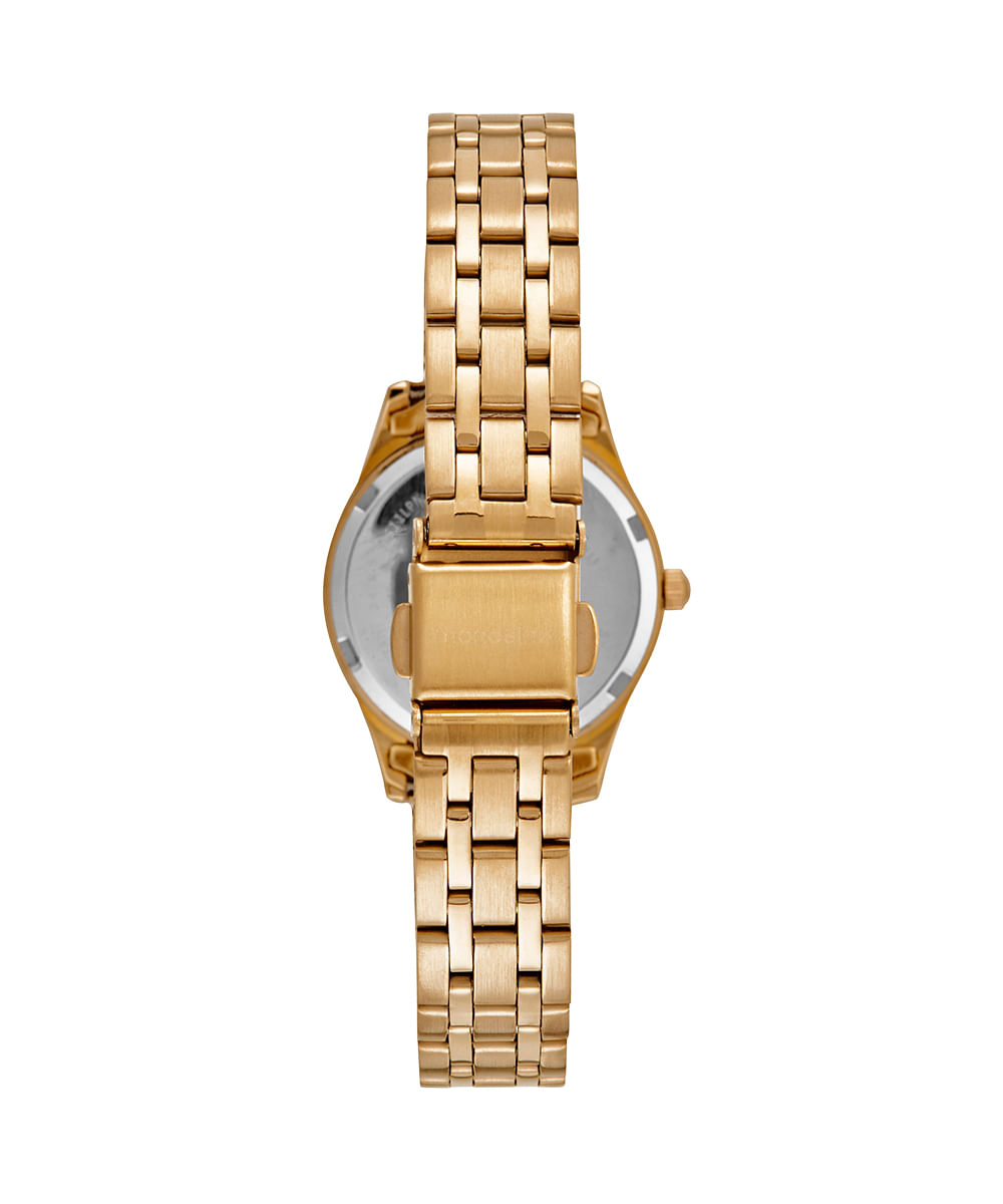 kit relógio mondaine analógico 32608lpmkde1k1 dourado