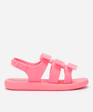 sandália infantil laços ipanema baby rosa
