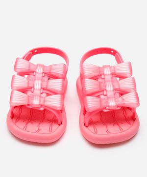 sandália infantil laços ipanema baby rosa