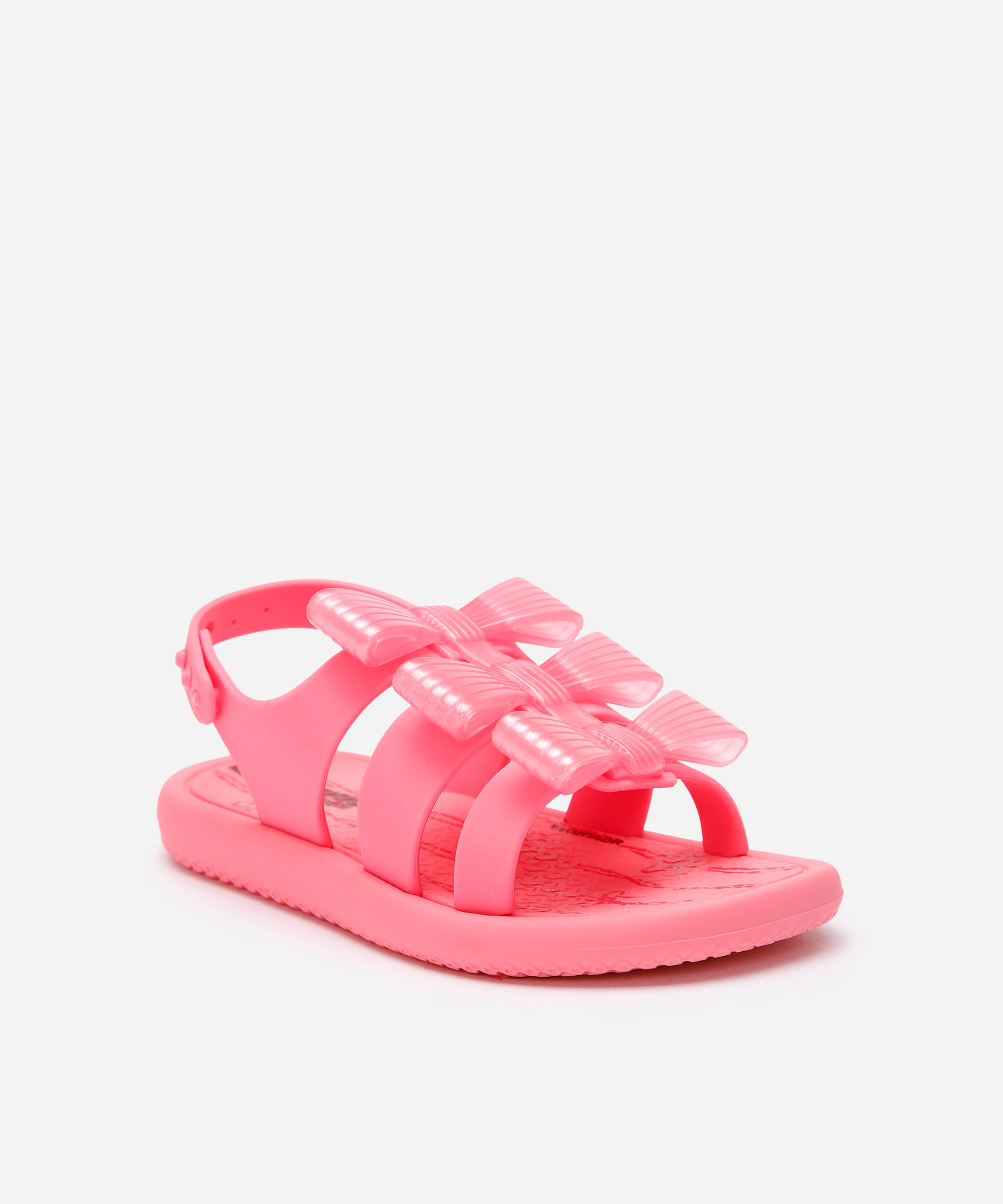 sandália infantil laços ipanema baby rosa