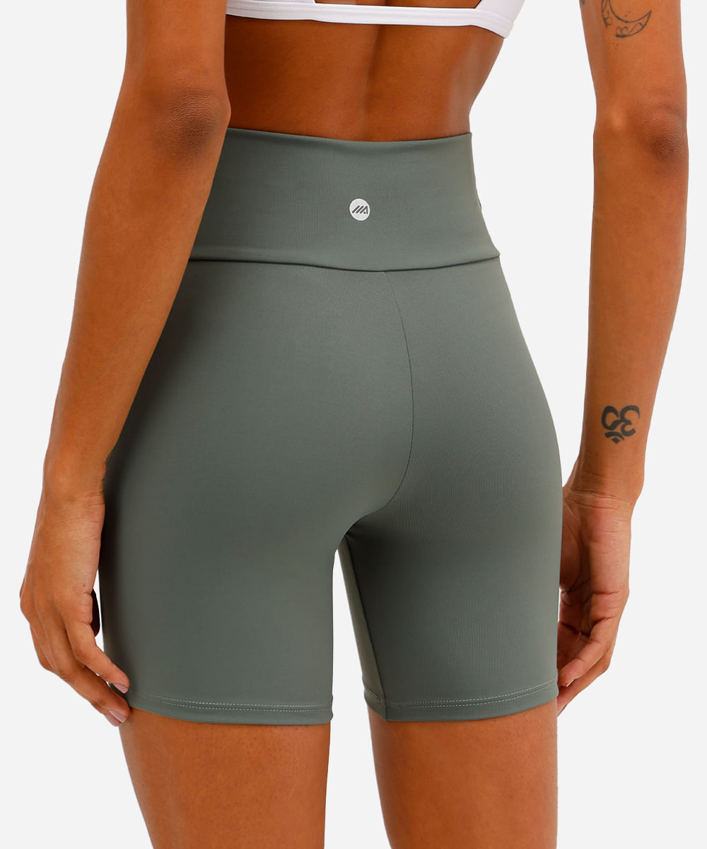 bermuda feminina esportiva verde