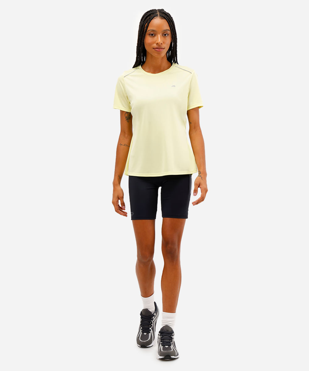 blusa com reflexivo nos ombros esportiva verde