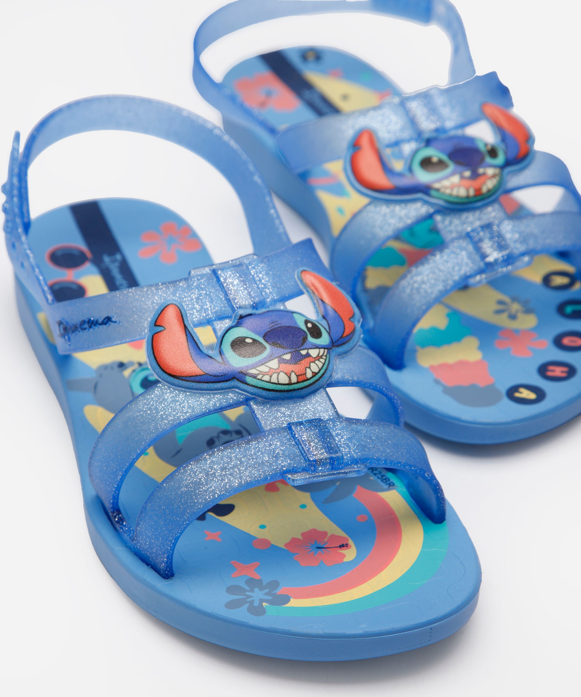 sandália infantil stitch azul