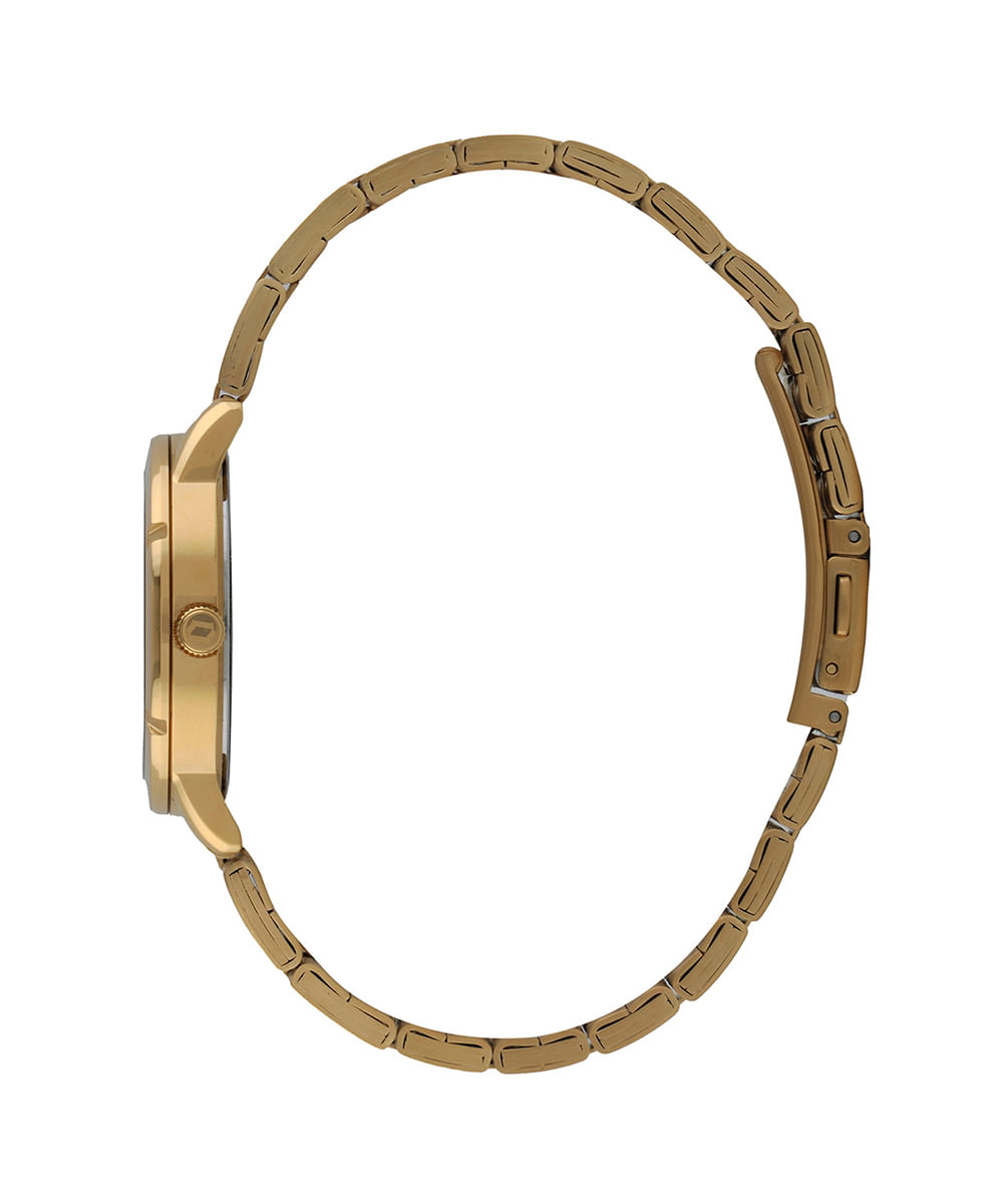 relógio feminino orient eternal fgss0234e1kx analógico dourado