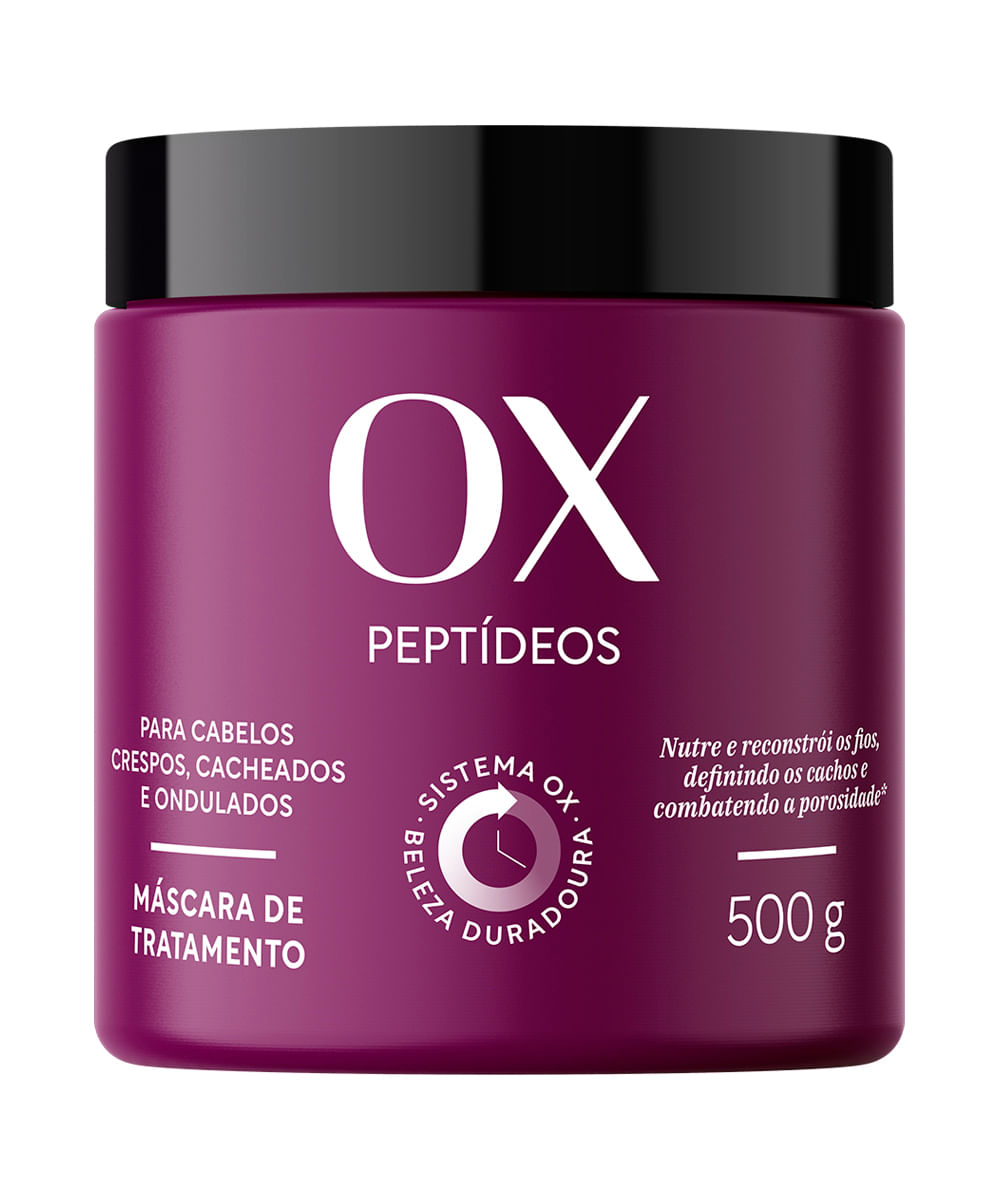 máscara de tratamento ox peptídeos 500g