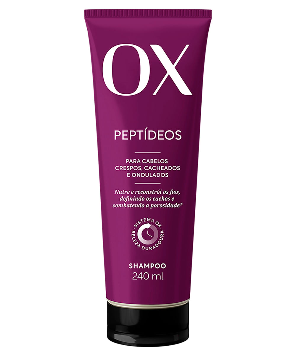 shampoo ox peptídeos 240ml