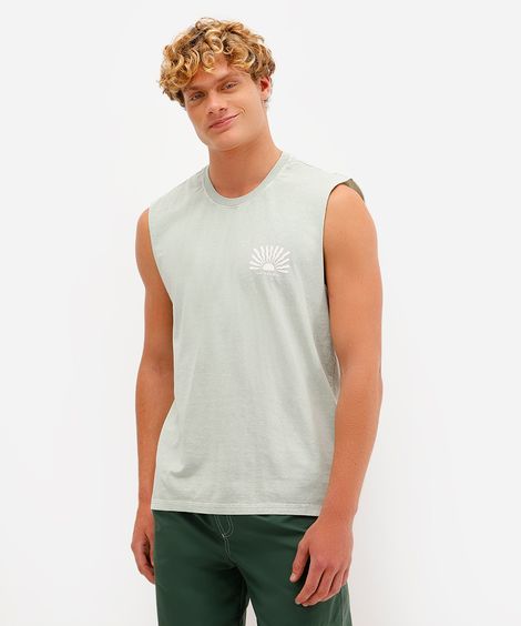 regata machão de algodão le soleil verde