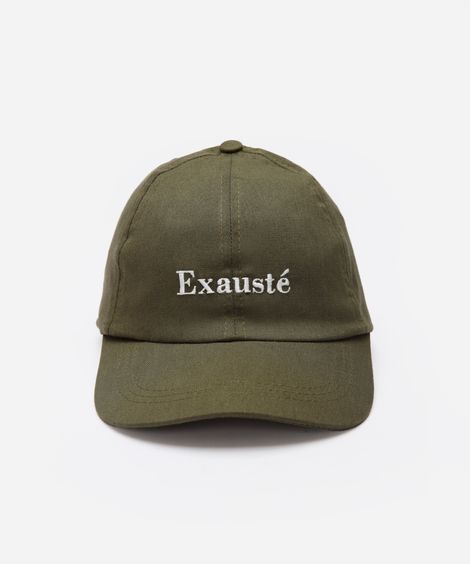boné aba curva exausté verde