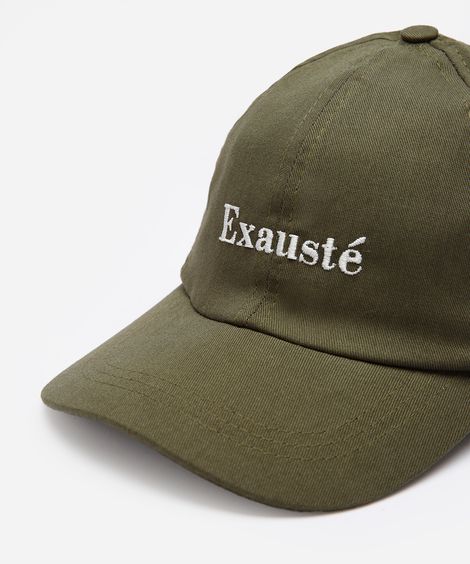 boné aba curva exausté verde